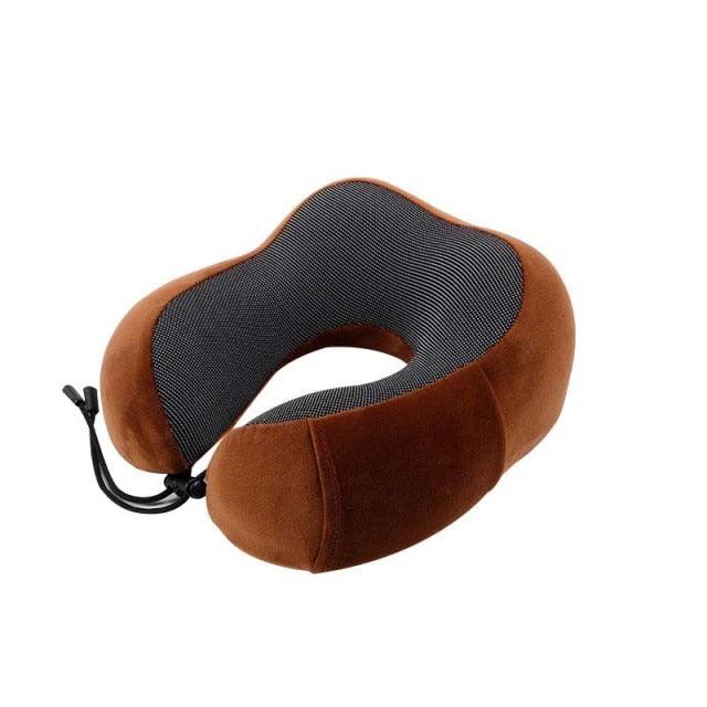 Portable U-Shape Magnetic Headrest 30x28cm Neck Pillow Memory Foam Travel Office Car Embrace Cervical Pillow Cotton Neck Pillow Cervical Vertebra Travel Portable Noon Break Aircraft Neck Pillow For Traveling Upgraded Travel Neck Pillow Travel Accessories