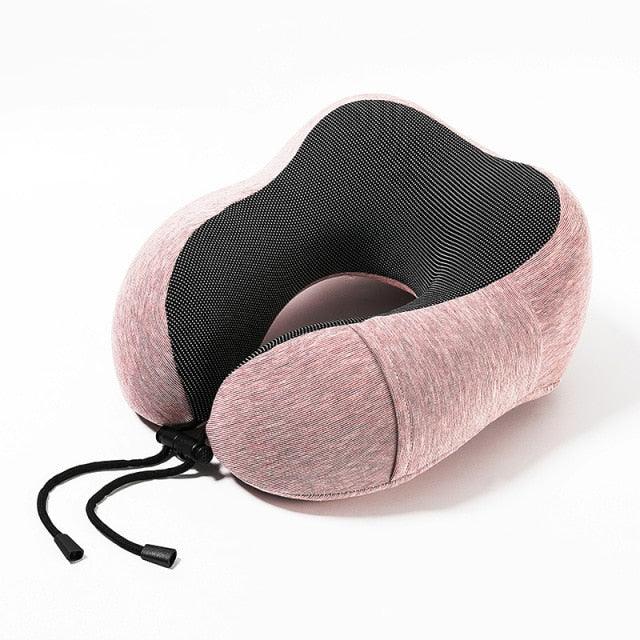 Portable U-Shape Magnetic Headrest 30x28cm Neck Pillow Memory Foam Travel Office Car Embrace Cervical Pillow Cotton Neck Pillow Cervical Vertebra Travel Portable Noon Break Aircraft Neck Pillow For Traveling Upgraded Travel Neck Pillow Travel Accessories