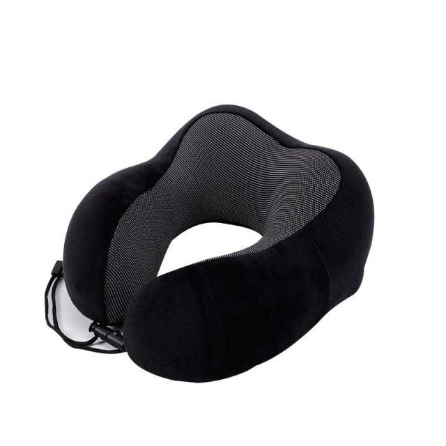 Portable U-Shape Magnetic Headrest 30x28cm Neck Pillow Memory Foam Travel Office Car Embrace Cervical Pillow Cotton Neck Pillow Cervical Vertebra Travel Portable Noon Break Aircraft Neck Pillow For Traveling Upgraded Travel Neck Pillow Travel Accessories