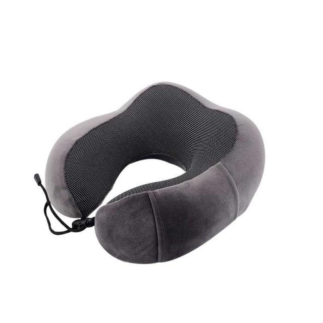 Portable U-Shape Magnetic Headrest 30x28cm Neck Pillow Memory Foam Travel Office Car Embrace Cervical Pillow Cotton Neck Pillow Cervical Vertebra Travel Portable Noon Break Aircraft Neck Pillow For Traveling Upgraded Travel Neck Pillow Travel Accessories