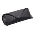 Portable Unisex Faux Leather Eye Glasses Sunglasses Holder Box Case Cover Glasses Holder Leather Eyeglasses Cases Portable PU Leather Glasses Cases Soft Sunglasses Pouch Cases For Mens