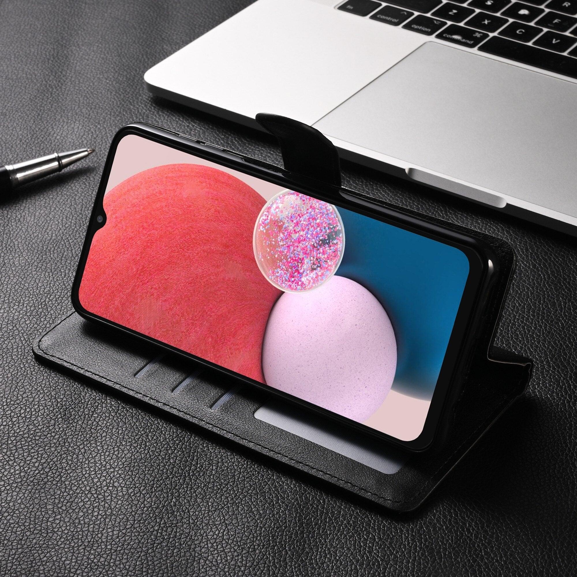 Premium PU /  Leather Case Magnetic Closure Protective Flip Wallet Case Cover Leather Case for Xiaomi Redmi Note 11S 10 10S 9 9S 9T 8T 8 7 6 5 5A Pro Max 4X 9A 8A 7A 6A POCO X3 NFC Flip Wallet