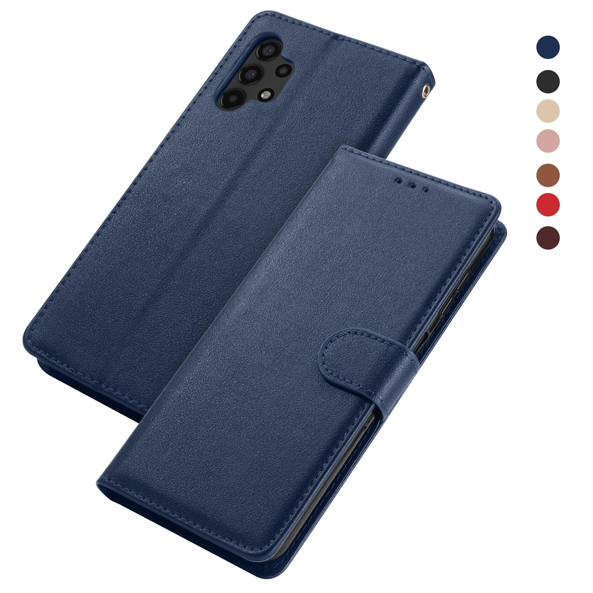 Premium PU /  Leather Case Magnetic Closure Protective Flip Wallet Case Cover Leather Case for Xiaomi Redmi Note 11S 10 10S 9 9S 9T 8T 8 7 6 5 5A Pro Max 4X 9A 8A 7A 6A POCO X3 NFC Flip Wallet