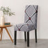 Print Pattened Dining Chair Cover Spandex Elastic Chair Slipcover Stretch Case For Chairs Wedding Hotel Banquet  Fit Stretch Short Dining Room Chair Covers with Printed Pattern Banquet Chair Seat Protector Slipcover For Home Party Hotel Wedding Ceremony