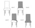 Print Pattened Dining Chair Cover Spandex Elastic Chair Slipcover Stretch Case For Chairs Wedding Hotel Banquet  Fit Stretch Short Dining Room Chair Covers with Printed Pattern Banquet Chair Seat Protector Slipcover For Home Party Hotel Wedding Ceremony