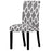 Printed Chair Cover Economical and Practical Stretch Seat Cover Slipcovers Big Elastic Washable Dining Chairs Beach Chairs Removable Washable Short Parsons Kitchen Chair Covers Protector for Dining Room Hote