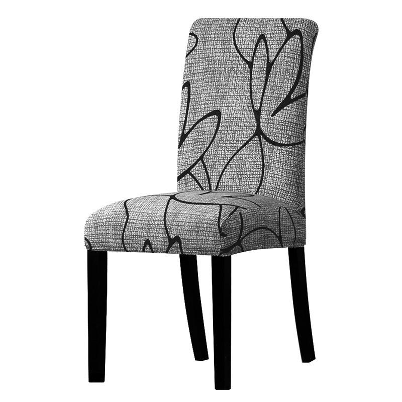 Printed Chair Cover Economical and Practical Stretch Seat Cover Slipcovers Big Elastic Washable Dining Chairs Beach Chairs Removable Washable Short Parsons Kitchen Chair Covers Protector for Dining Room Hote