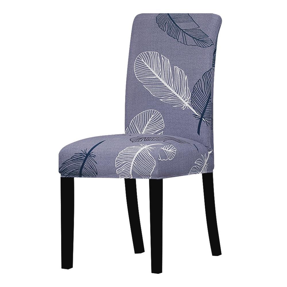 Printed Chair Cover Economical and Practical Stretch Seat Cover Slipcovers Big Elastic Washable Dining Chairs Beach Chairs Removable Washable Short Parsons Kitchen Chair Covers Protector for Dining Room Hote