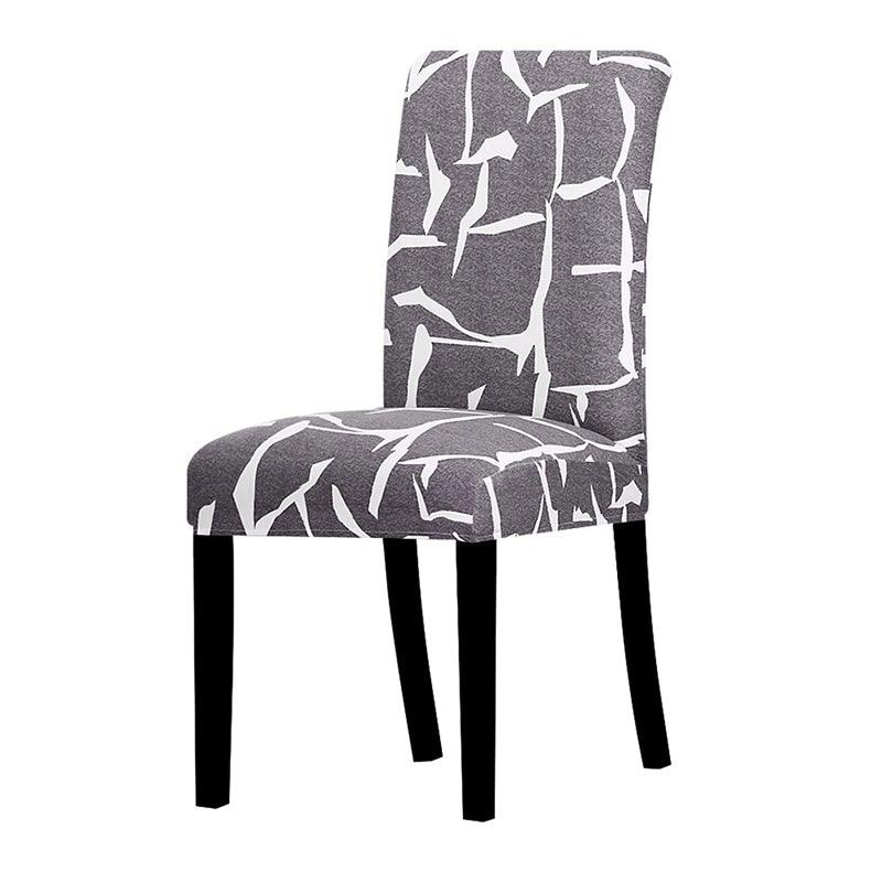 Printed Chair Cover Economical and Practical Stretch Seat Cover Slipcovers Big Elastic Washable Dining Chairs Beach Chairs Removable Washable Short Parsons Kitchen Chair Covers Protector for Dining Room Hote