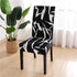 Printed Chair Cover Spandex Stretch Durable Soft Seat Chair Covers Slipcovers for Kitchen Dining Room Wedding Banquet Hotel  Chair Covers for Dining Room Stretch Spandex Removable Washable Anti-dust Seat Slipcover  Protector for Hotel Office Ceremony