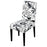 Printed Chair Cover Spandex Stretch Slipcovers Elastic Chair Covers Dining Banquet Home Hotel Weddings Christmas Seat Protector Super Fit Slipcover Stretch Removable Washable Soft Spandex Fabric For Home Hotel Dining Room Ceremony Banquet Wedding Party