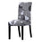 Printed Chair Cover Spandex Stretch Slipcovers Elastic Chair Covers Dining Banquet Home Hotel Weddings Christmas Seat Protector Super Fit Slipcover Stretch Removable Washable Soft Spandex Fabric For Home Hotel Dining Room Ceremony Banquet Wedding Party