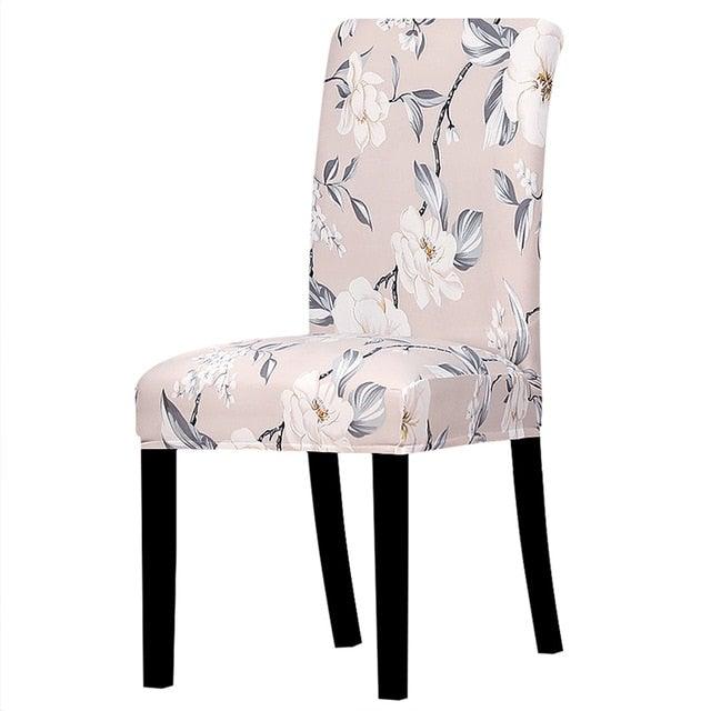 Printed Chair Cover Washable Removable Big Elastic Seat Arm Covers Slipcovers Stretch For Banquet Hotel Printed Dining Chair Slipcovers, Removable Washable Soft Spandex Stretch Chair Covers Banquet Chair