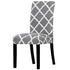 Printed Chair Cover Washable Removable Big Elastic Seat Arm Covers Slipcovers Stretch For Banquet Hotel Printed Dining Chair Slipcovers, Removable Washable Soft Spandex Stretch Chair Covers Banquet Chair