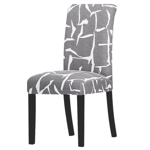 Printed Chair Cover Washable Removable Big Elastic Seat Arm Covers Slipcovers Stretch For Banquet Hotel Printed Dining Chair Slipcovers, Removable Washable Soft Spandex Stretch Chair Covers Banquet Chair