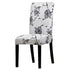 Printed Chair Cover Washable Removable Big Elastic Seat Arm Covers Slipcovers Stretch For Banquet Hotel Printed Dining Chair Slipcovers, Removable Washable Soft Spandex Stretch Chair Covers Banquet Chair