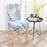 Printed Modern Chair Cover Spandex Stretch Elastic Chair Covers Seat Cover For Dining Room Hotel Wedding Banquet Cover Printed Stretchable Parson Chair Covers for Dining Room Pattern Stretch Dining Chair Slipcover Washable Removable for Kitchen