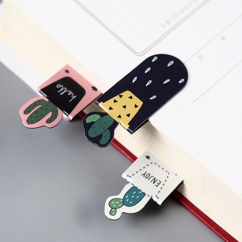 Unicorn Magnetic Bookmarks Books Marker Of Page Student Stationery School Office Supply Bookmarks for Book Lovers Magnet Book Markers Magnet Page Marker Clips For Students Teacher Supplies