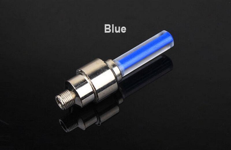 Bike Light Road Bike LED Tire Valve Caps Wheel Spokes Flash Tyre Wheel Valve Stem Cap Light For Car Bike Bicycle Motorcycle Automatic Wheel Spoke Light Tire Lights Lamp Bulb Car Accessories For Riding At Night