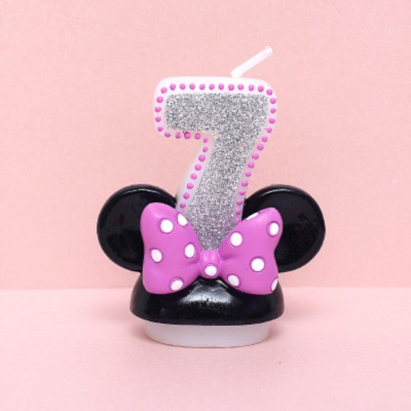 Creative Scented Birthday Weddings Art Candles Digits Cartoon Flameless Candle Cake for Children Gifts Happy Birthday Decoration Children Cute Birthday Cake Candle Party Cake Decoration