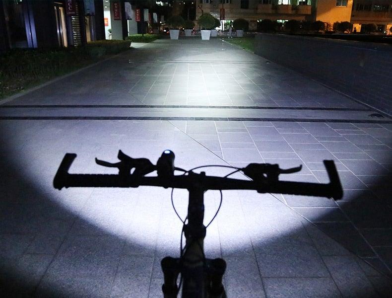 Bike Light Bicycle Flashlight LED Bike Front Light Cycling 1000 Lumens Waterproof USB Rechargeable Headlight Biking Lamp Waterproof Power Display Handheld Light For Camping