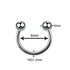 1PC Titanium Steel Black Seamless Hinged Nose Hoop Septum Clicker Piercings  Lip Labret Ring Ear Cartilage Tragus Steel Hinged Clicker Circle ring Piercing Nose Ring Hoop Lip Ear Ring Body Jewelry Piercing Clip Sexy Jewelry