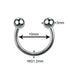 1PC Titanium Steel Black Seamless Hinged Nose Hoop Septum Clicker Piercings  Lip Labret Ring Ear Cartilage Tragus Steel Hinged Clicker Circle ring Piercing Nose Ring Hoop Lip Ear Ring Body Jewelry Piercing Clip Sexy Jewelry