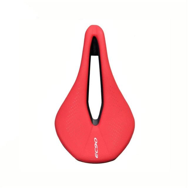 Road Bike Saddles PU Ultralight Breathable Comfortable Seat Cushion Bike Racing Saddle Superflow Road Bike Saddle High Performance And Comfortable Lightweight Sport Road Bike Seat