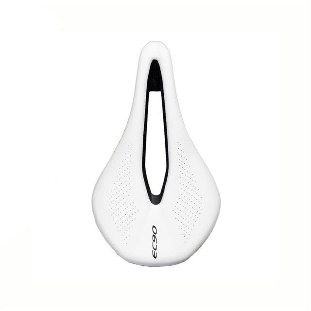 Road Bike Saddles PU Ultralight Breathable Comfortable Seat Cushion Bike Racing Saddle Superflow Road Bike Saddle High Performance And Comfortable Lightweight Sport Road Bike Seat