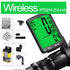 Wireless Bike Computer Rainproof Speedometer Odometer Stopwatch Wireless Waterproof Bicycle Cycle Speedometer And Odometer With Automatic Wake-up Backlight Motion Sensor LCD Display