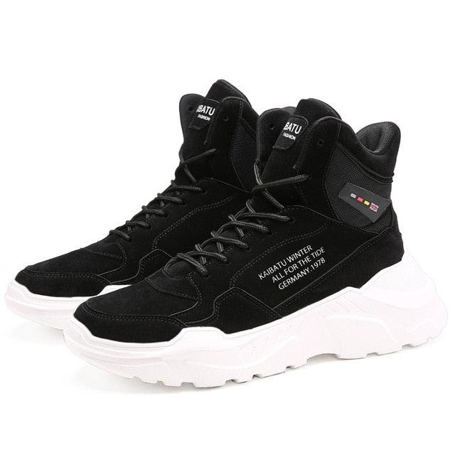 Men Winter Autumn Warm Modern High Tops Shoes Rubber Sole Running Sport Shoes High Quality Mesh Walking Jogging Non Slip Athletic Mens Sneakers