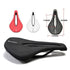 Sport Bicycle Seat Saddle  Road Bike Saddles Mountain Bike Racing Saddle PU Breathable Soft Seat Cushion Suspension Gel Bike Saddle Breathable Comfortable Bicycle Seat Ergonomics Design Fit Mountain Bike Road Bike