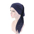 Fashion Printed Flowers Soft Beanie Turban Hat Inner Hijabs Cap Muslim Head Scarf Turban Bonnet Ladies Wrap Under Hijab Caps For Women