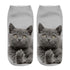 New Cartoon Cat Socks 3D Print Art Funny Socks Women Cute Low Cut Ankle Socks Made o Pure Cotton Short Socks Trending Fashion Short Ankle Socks For Men And Women