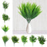 New Artificial Shrubs Boston Fern Grass Fake Green Bushes Indoor Outdoor UV Resistant Indoor Outside For Home Garden Porch Window Décor