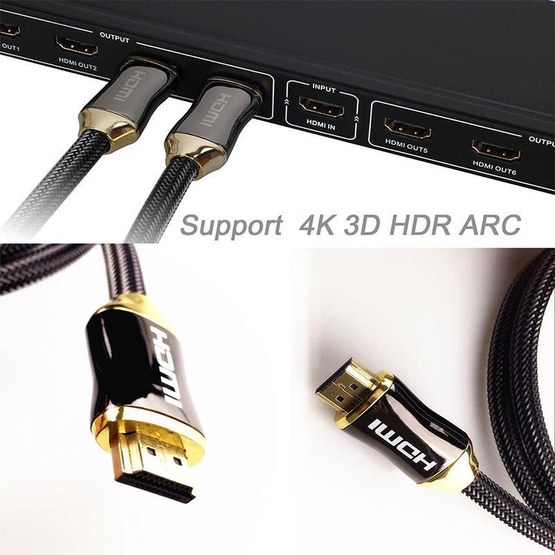 4K Display Port To HDMI Cable Adapter HDMI To HDMI Cable High Speed 2.0 Golden Plated Connection Cable Cord Compatible For UHD FHD - STEVVEX Cable - 220, 4K display port, 4K Display Port To HDMI, 4K HDMI Cable, 4k resolution, 4k ultra HD, adapter, Adapter cables, adapter for computer, adapter for pc, adapter for tv, cable, cable adapter, cable for computer, cable for PC, cable for tv, display port, display port cable, HDMI, HDMI cable, HDMI Cable 4K, HDMI Cable Adapter, HDMI to HDMI Cable, HDR - Stevvex.com