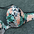 Push Up Bikini Floral Print Swimsuit Swimwear Women Bathing Suit Bikinis Set Brazilian Beach Female Wear Women's Bikini Swimsuits Floral Printed Bathing Suits for Women 2 Piece Bikini