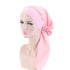 Fashion Printed Flowers Soft Beanie Turban Hat Inner Hijabs Cap Muslim Head Scarf Turban Bonnet Ladies Wrap Under Hijab Caps For Women