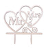 1Pcs Hollow Letter Love Just Married Mr & Mrs Cake Topper Mr and Mrs Cake Toppers Wooden Wedding Cake Topper Party Cake Decoration Mr And Mrs Cake Topper Bride and Groom Wooden Wedding Cake Topper For Wedding Party Supplies