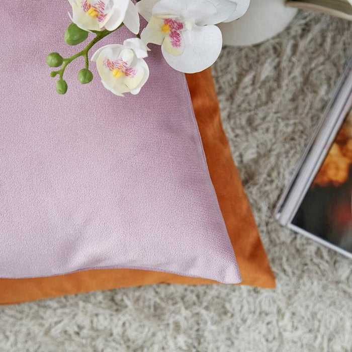 Super Soft Cushion Cover Velvet Pillow Cover Living Room Velvet Decorative Throw Pillow Covers Soft Solid Square Cushion Case For Couch Home Decorative Pillows