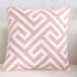 Luxury Embroidered Pink Pillow Cover Elegant Cushions Cover For Sofa Flower Geometric Cotton Pillow Case Throw Pillow Covers Modern Geometric Pillowcase Throw Cushion Cover for Bed Couch Sofa Office Decor 45*45