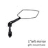 Unique 360 Degree Rotate Bike Rear View Mirror Cycling Accessories Flexible Safety Rear View Mirrors Adjustable Easy Mount Rear View Bike Mirrors Back Right Side Bicycle Mirror For Adult Bikes