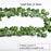 Artificial Decoration Vivid Vine Rattan Leaf Grass Grape Leaves Hanging For Wedding Home Kitchen Garden Party Decor Garland Fake Greenery Vine Leaves Hanging Green Foliage for Home Wedding Garden Wall Decoration