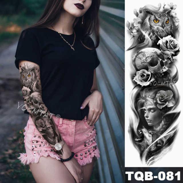 Large Tattoo Sleeve Arm Waterproof Temporary Sticker Tiger Fox For Arm Luxury Colorful Design - STEVVEX Beauty - 103, 3D Tattoo, Animal Tattoo, Arm Tattoo, Beauty, Big Tattoo, Black Tattoos, Body Tattoo, Colorful Tattoo, Fashion Tattoo, Flower Tattoo, Girls Tattoo, Large Tattoo, Leg Tattoo, Lion Tattoo, Lotus Tattoo, Luxury Tattoo, Stylish Tattoo, Tattoo, Waterproof Tattoo, Women Tattoo, Womens Tattoo - Stevvex.com