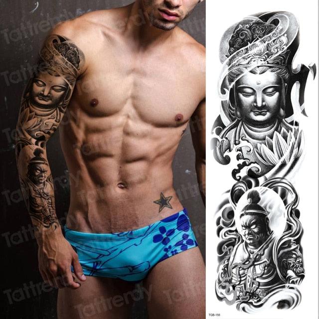 Luxury Black Temporary Tattoo Waterproof Big Lion Tattoo For Body Arm Legs Modern Large Design - STEVVEX Beauty - 103, 3D Tattoo, Animal Tattoo, Arm Tattoo, Beauty, Big Tattoo, Black Tattoos, Body Tattoo, Boys Tattoo, Fashion Tattoo, Large Tattoo, Leg Tattoo, Lion Tattoo, Luxury Tattoo, Men Tattoo, Mens Tattoo, Modern Tattoo, Stylish Tattoo, Tattoo, Waterproof Tattoo, Women Tattoo, Womens Tattoo - Stevvex.com