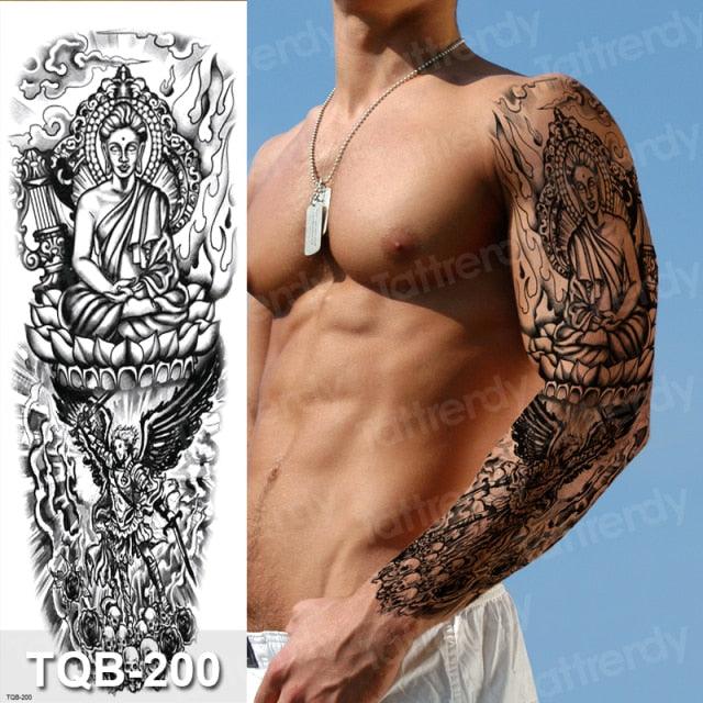 Luxury Black Temporary Tattoo Waterproof Big Lion Tattoo For Body Arm Legs Modern Large Design - STEVVEX Beauty - 103, 3D Tattoo, Animal Tattoo, Arm Tattoo, Beauty, Big Tattoo, Black Tattoos, Body Tattoo, Boys Tattoo, Fashion Tattoo, Large Tattoo, Leg Tattoo, Lion Tattoo, Luxury Tattoo, Men Tattoo, Mens Tattoo, Modern Tattoo, Stylish Tattoo, Tattoo, Waterproof Tattoo, Women Tattoo, Womens Tattoo - Stevvex.com