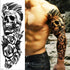 Luxury Black Temporary Tattoo Waterproof Big Lion Tattoo For Body Arm Legs Modern Large Design - STEVVEX Beauty - 103, 3D Tattoo, Animal Tattoo, Arm Tattoo, Beauty, Big Tattoo, Black Tattoos, Body Tattoo, Boys Tattoo, Fashion Tattoo, Large Tattoo, Leg Tattoo, Lion Tattoo, Luxury Tattoo, Men Tattoo, Mens Tattoo, Modern Tattoo, Stylish Tattoo, Tattoo, Waterproof Tattoo, Women Tattoo, Womens Tattoo - Stevvex.com