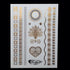 Luxury Flash Metallic Waterproof Temporary Tattoo Gold Silver Flower Tattoo Sticker Long Lasting Gold Design For Womens - STEVVEX Beauty - 103, Arm Tattoo, Beauty, Black Tattoos, Body Tattoo, Colorful Tattoo, Different Tattoo, Face Tattoo, Fashion Tattoo, Finger Tattoo, Flower Tattoo, Girls Tattoo, Gold Tattoo, Leg Tattoo, Luxury Tattoo, Metallic Tattoo, Stylish Tattoo, Tattoo, Waterproof Tattoo, Wedding Tattoo, Women Tattoo, Womens Tattoo - Stevvex.com