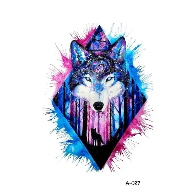 Temporary Animal Head Wolf Design Waterproof Body Sticker Fashion Tattoo For Womens Mens - STEVVEX Beauty - 103, 3D Tattoo, Animal Tattoo, Arm Tattoo, Beauty, Black Tattoos, Body Tattoo, Boys Tattoo, Colorful Tattoo, Leg Tattoo, Luxury Tattoo, Men Tattoo, Mens Tattoo, Modern Tattoo, Small Tattoo, Stylish Tattoo, Tattoo, Waterproof Tattoo, Wolf Tattoo, Women Tattoo, Womens Tattoo - Stevvex.com