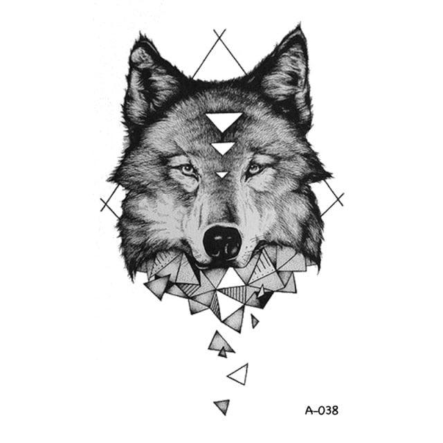 Temporary Animal Head Wolf Design Waterproof Body Sticker Fashion Tattoo For Womens Mens - STEVVEX Beauty - 103, 3D Tattoo, Animal Tattoo, Arm Tattoo, Beauty, Black Tattoos, Body Tattoo, Boys Tattoo, Colorful Tattoo, Leg Tattoo, Luxury Tattoo, Men Tattoo, Mens Tattoo, Modern Tattoo, Small Tattoo, Stylish Tattoo, Tattoo, Waterproof Tattoo, Wolf Tattoo, Women Tattoo, Womens Tattoo - Stevvex.com